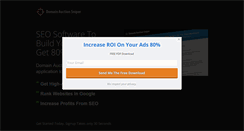 Desktop Screenshot of domainauctionsniper.com
