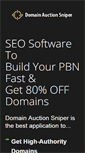 Mobile Screenshot of domainauctionsniper.com